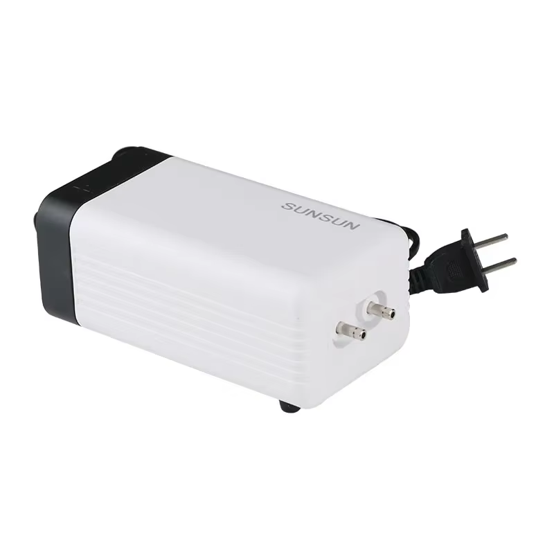 SUNSUN CT Series Aquarium Aerator Ultra Silent  Air Pump  Compressor Oxygen pump Single & Double Outlet