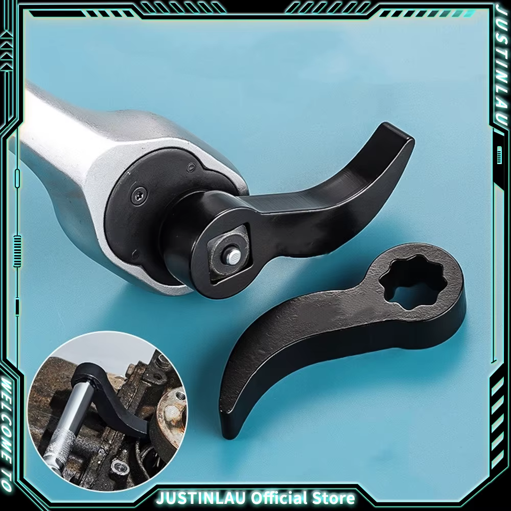 Tool Crowbar Adapter Head 3/8 Inch Drive Ratchet or Open End Wrench Suitable for Your Toolbox DIY Tools Axle Shaft Removal