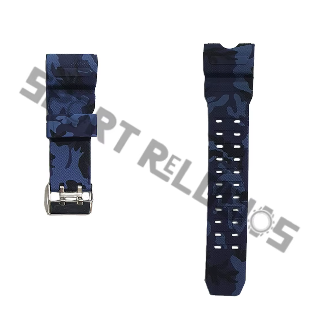 Bracelet For Skmei 1155 Original Blue Camouflage Watch