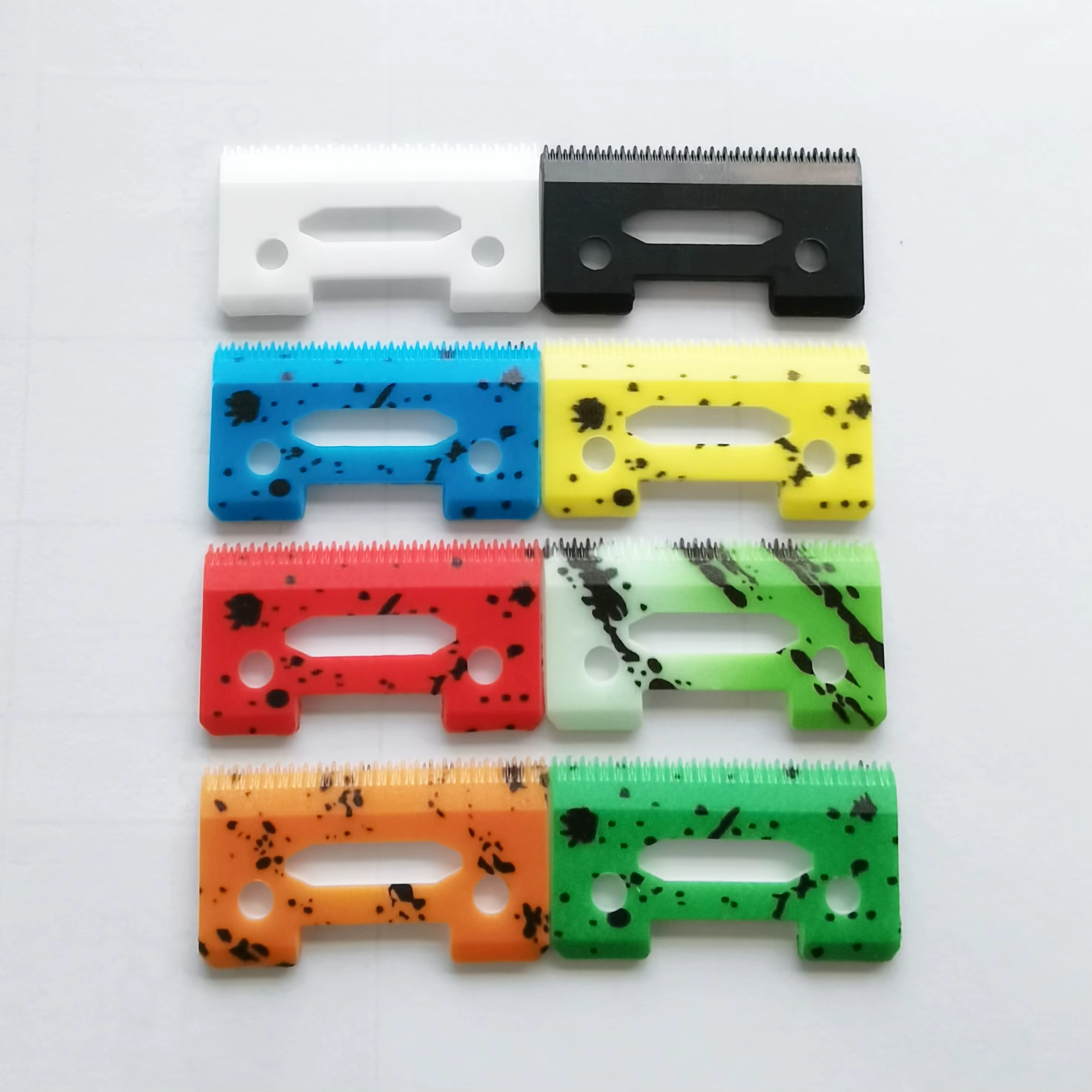 Magic 2-Hole Stagger-Tooth Ceramic Movable Blade Cordless Clipper Replaceable Blade For Wahl Shear Clipper With plastic Box