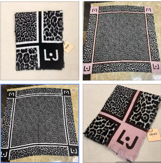 Original single Italian tide brand 2023 young luxury simple atmosphere new fashion warm shawl scarf black
