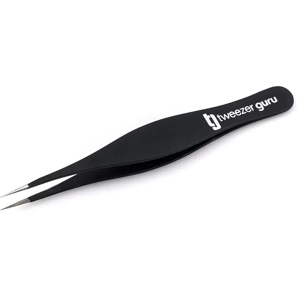 Pointed Tweezers Sharp Precision Needle Nose Tip Best Tweezers for Eyebrows and Ingrown Hair Surgical Pointed for Blackheads