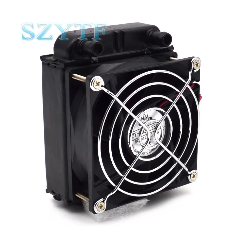 1pcs 80mm 8cm aluminium radiator fan included water cooling