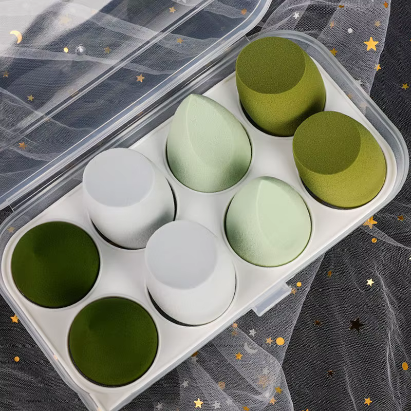 4/8pcs Puff Soft Foundation Sponges Powder Puff Makeup Sponge Beauty Egg Cosmetic  Women Make Up Accessories Beauty Tools