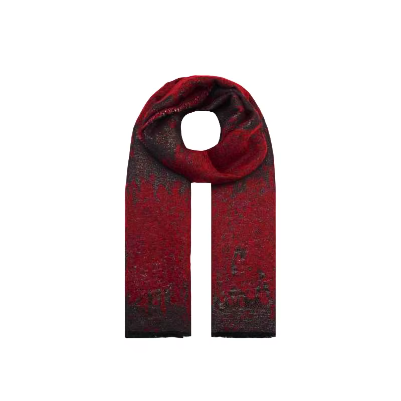 Women Scarf Long Wrap with Paisley Cashew Pattern Winter Warm Check Scarves Shawls Blanket with Tassel Gifts for Ladies Girls