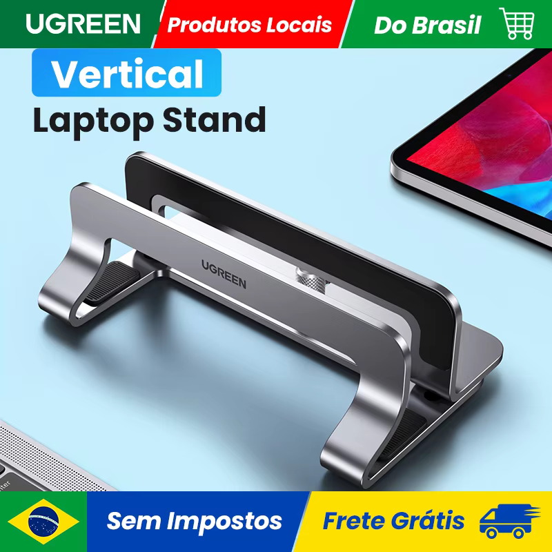 UGREEN Vertical Laptop Stand Holder For MacBook Air Pro Aluminum Foldable Notebook Stand Laptop Support MacBook Pro Tablet Stand