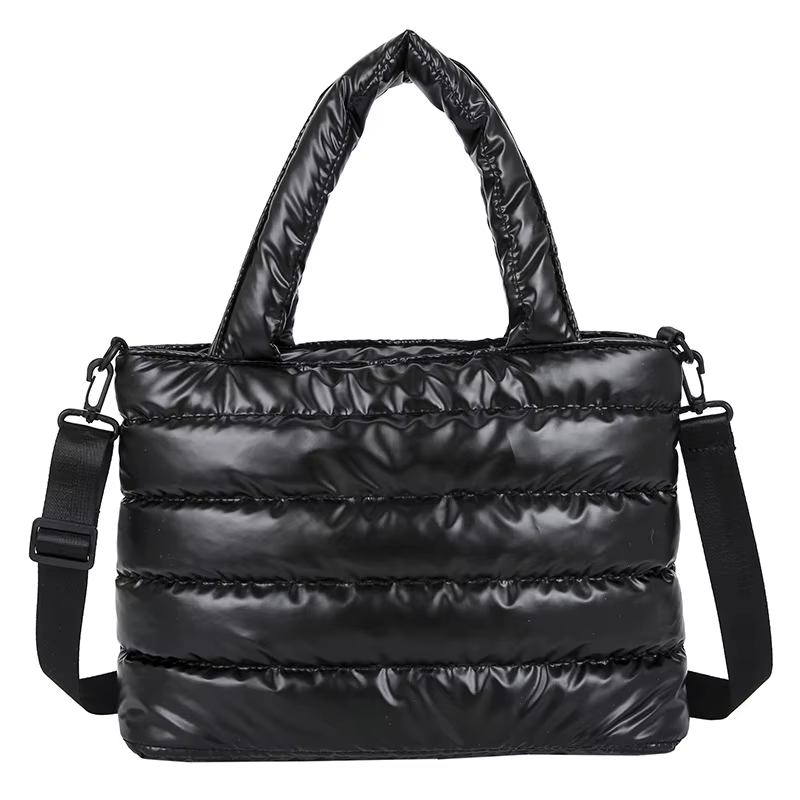 Women Winter Handbags Mobile Space Glossy Female Down Bags Cotton-padded Jacket Shoulder Handbag Cheap Items 2023 Christmas Bags