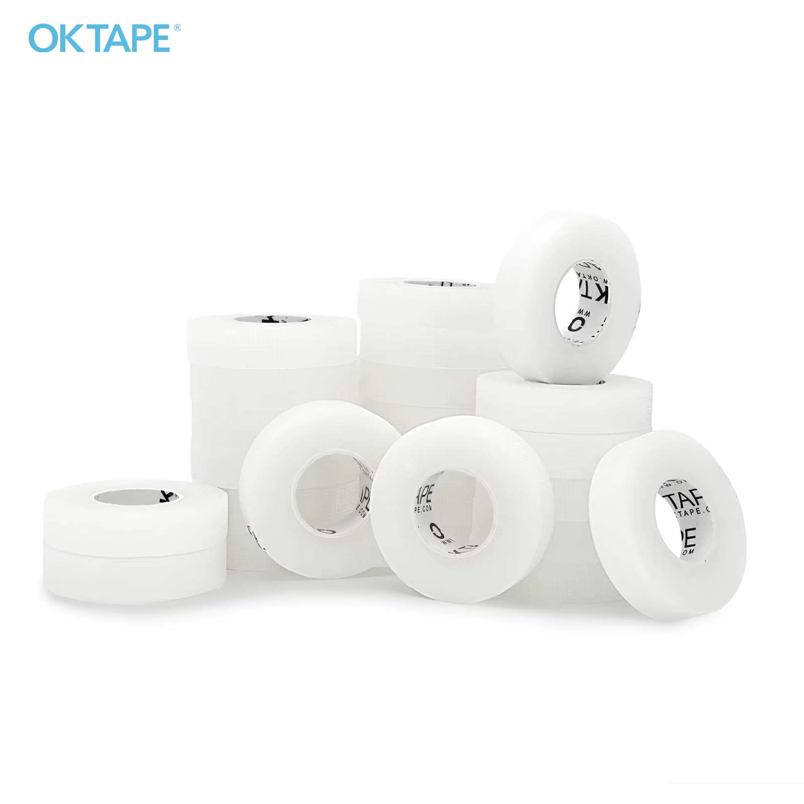 OK TAPE OKPore Transparent Surgical Tape, First-Aid Medical Hypoallergenic Tape, Latex Free, For Wounds and Protection, 24 Rolls