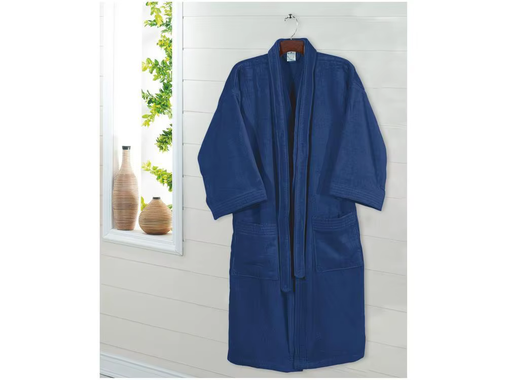 Bathrobe Döhler Luna Marine