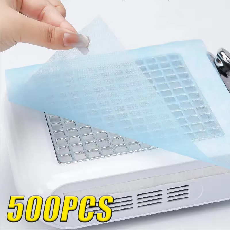 100pcs Nail Vacuum Clean Collector Filter Paper Dustproof Replace Nail Vacuum Clean Filter Paper Manicure Machine Dust Accessory