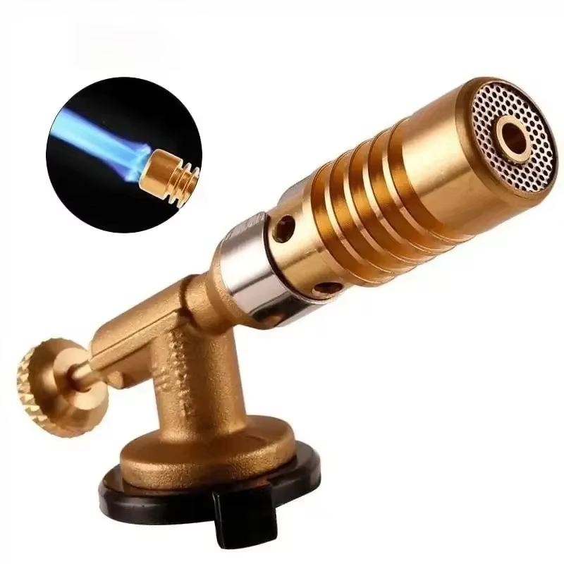Burner flame gas torches, flame gun Blo-torches, cooking soldering, Bhutan automatic ignition gas burner writer, camping heating