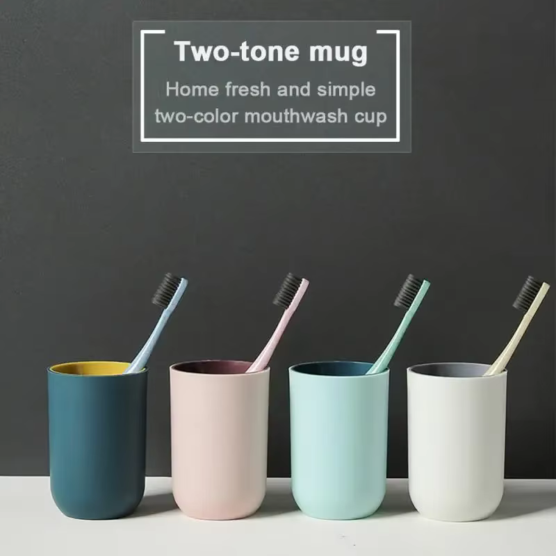 Stylish Space-saving Toothbrush Cup, Convenient, durable organized bathroom accessories, organized box portable toothbrush stand