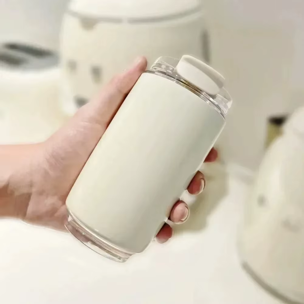 SMEG Tumbler Thermmer Cup, Oilwhite Coffee Mug, insulated Water Bottle, Travel Stainless Steel, Car Vacuum Fla