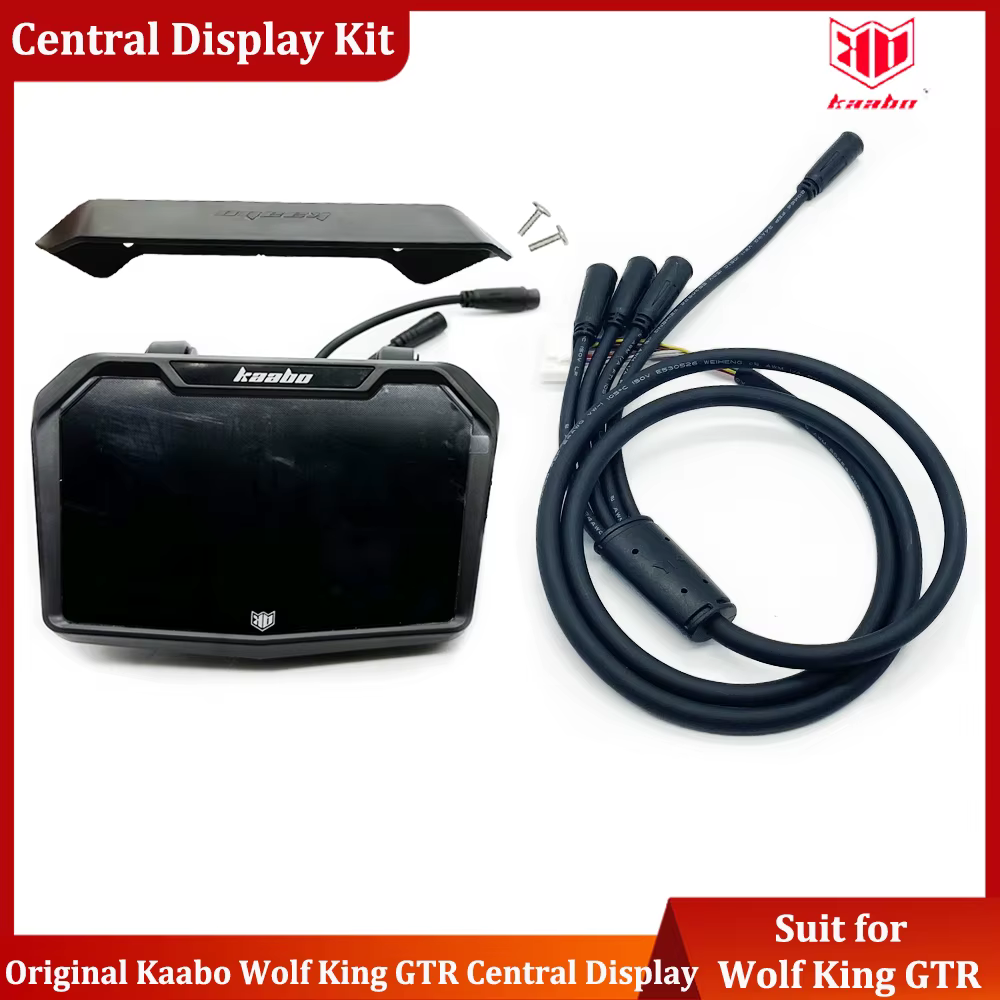 Original Newest Kaabo GTR Central Display with Thumb Throttle 9Pin Main Wire for Kaabo Wolf King GTR Central Display E- Scooter