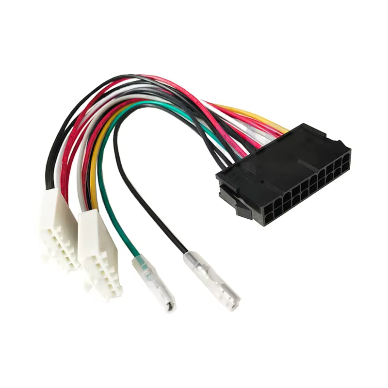 20Pin Common ATX PSU Cord to AT PSU Output 2x 6Pin Power Lead Converter For 286 386 486 586 Old Computer Dropship