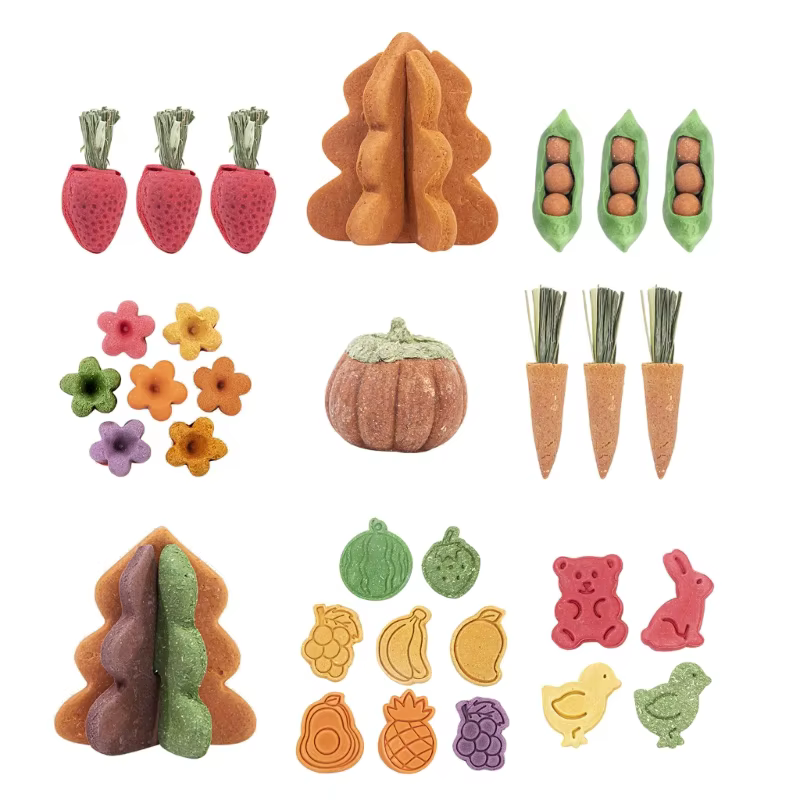 Guinea Pigs Hamster Rabbit Teeth Fruit Grinding Biscuit Small Pet Chew Toy A0KF