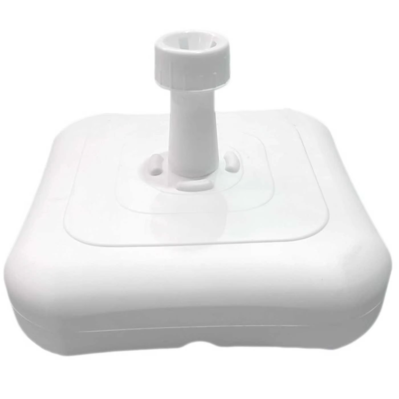 36x36x10 cm white plastic refillable umbrella Base