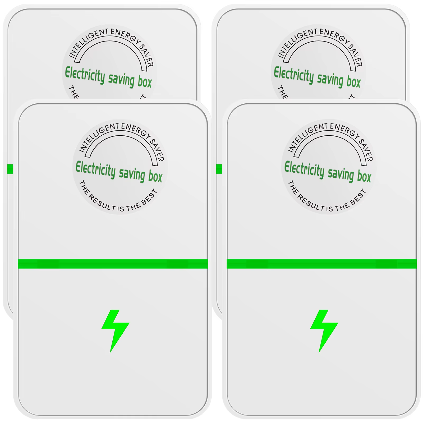 2/4Pcs Power Saver Portable Electricity US Energy Saver Smart Saving Box Safe Household Plug 90V-250V for Office Kitchen Accesso