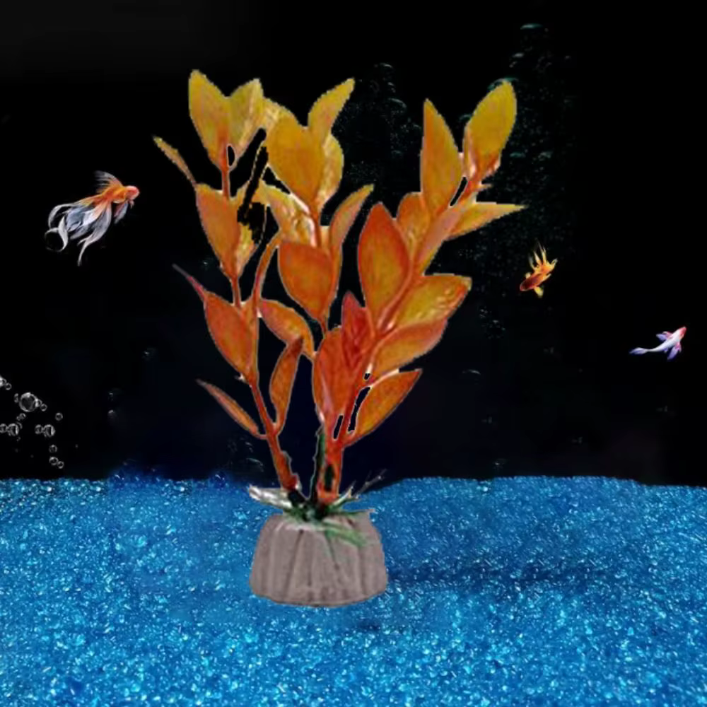 Artificial Aquarium Decor Plants Water Weeds Ornament Plastic Aquatic Plant Fish Tank Decorate Accessories