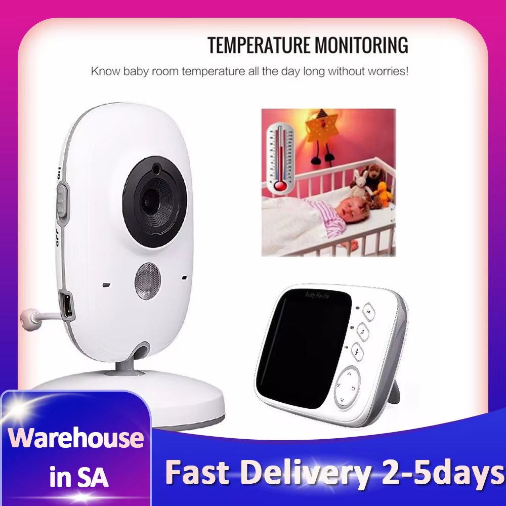 VB603 Video Baby Monitor 3.2 Inches LCD 2.4G Mother Kids Two-way Audio Babysitter Surveillance Camera Temperature display Screen