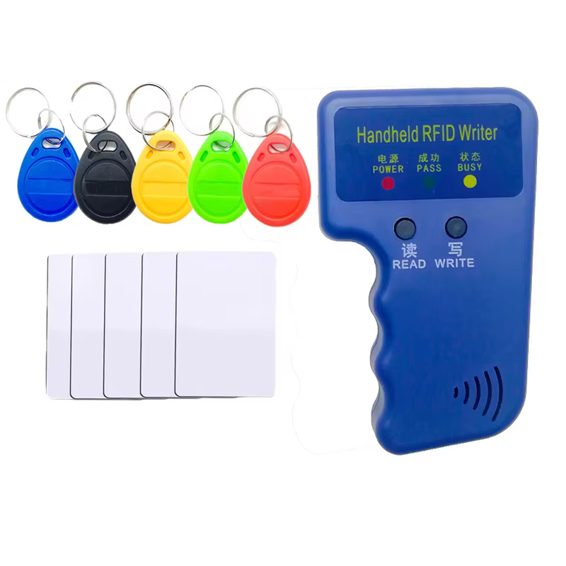 Handheld 125Khz RFID Card Reader Copier Writer Duplicator Programmer ID Card Copy EM4305 T5577 each Writable tags