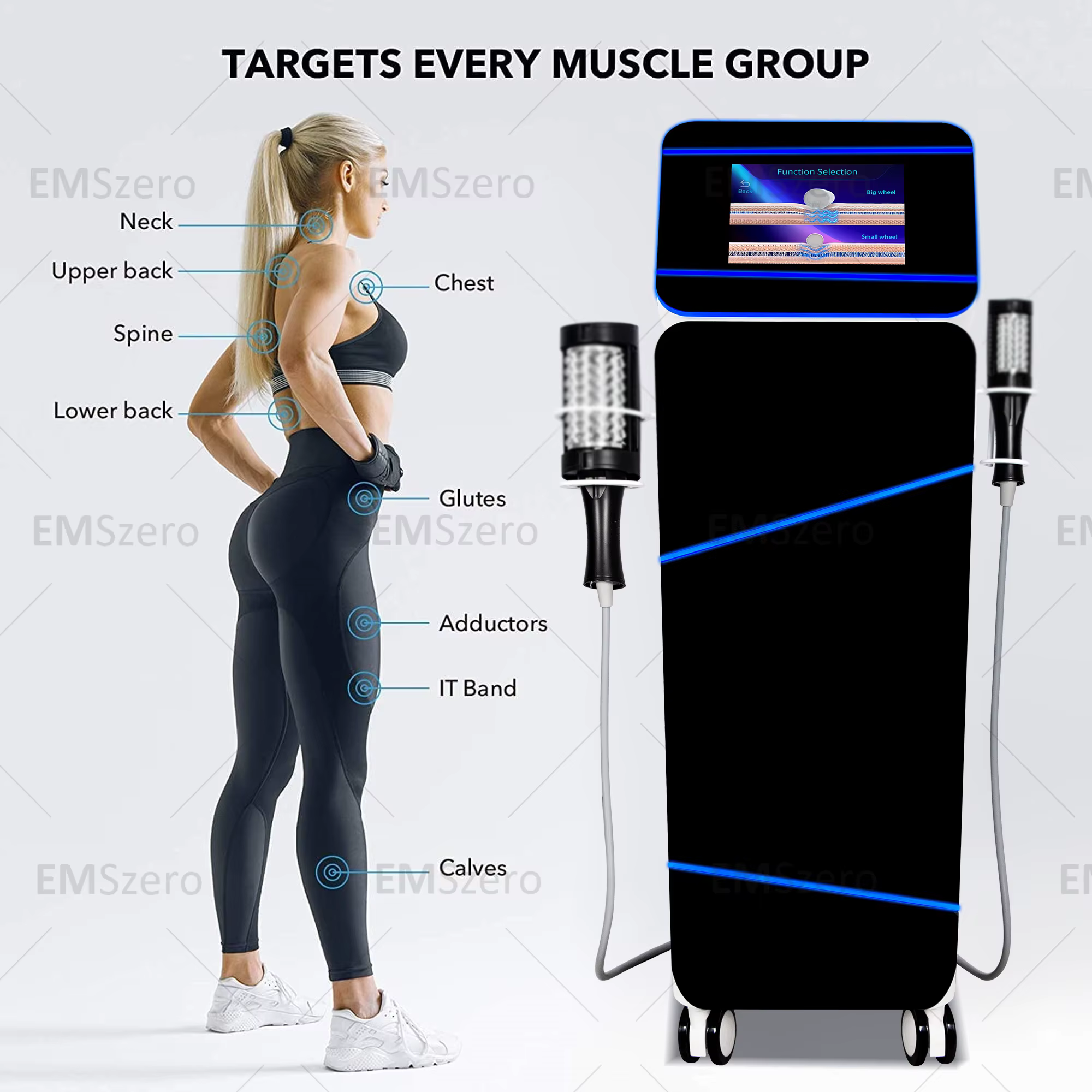 EMSZERO Vacuum Roller Weight Loss and Slimming Lymphatic Therapy, 360 Degree No Dead Angle Weight Loss and Slimming Shaping