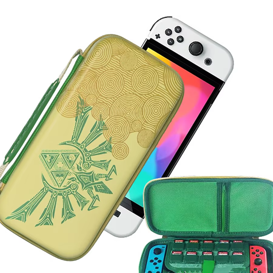 Switch Storage Bag Switch OLED Gaming Machine NS Host Bag EVA Hard Bag Handbag、OLED Game Theme Accessory Pack