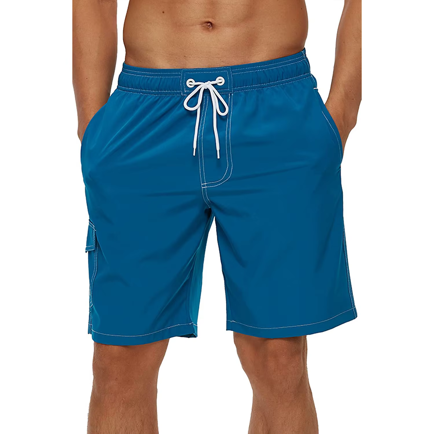 Men's Summer Beach Shorts Swimsuits Mesh Lined Swimwear Board Shorts Male Swimming Trunks Bathing Suit Sports Clothes