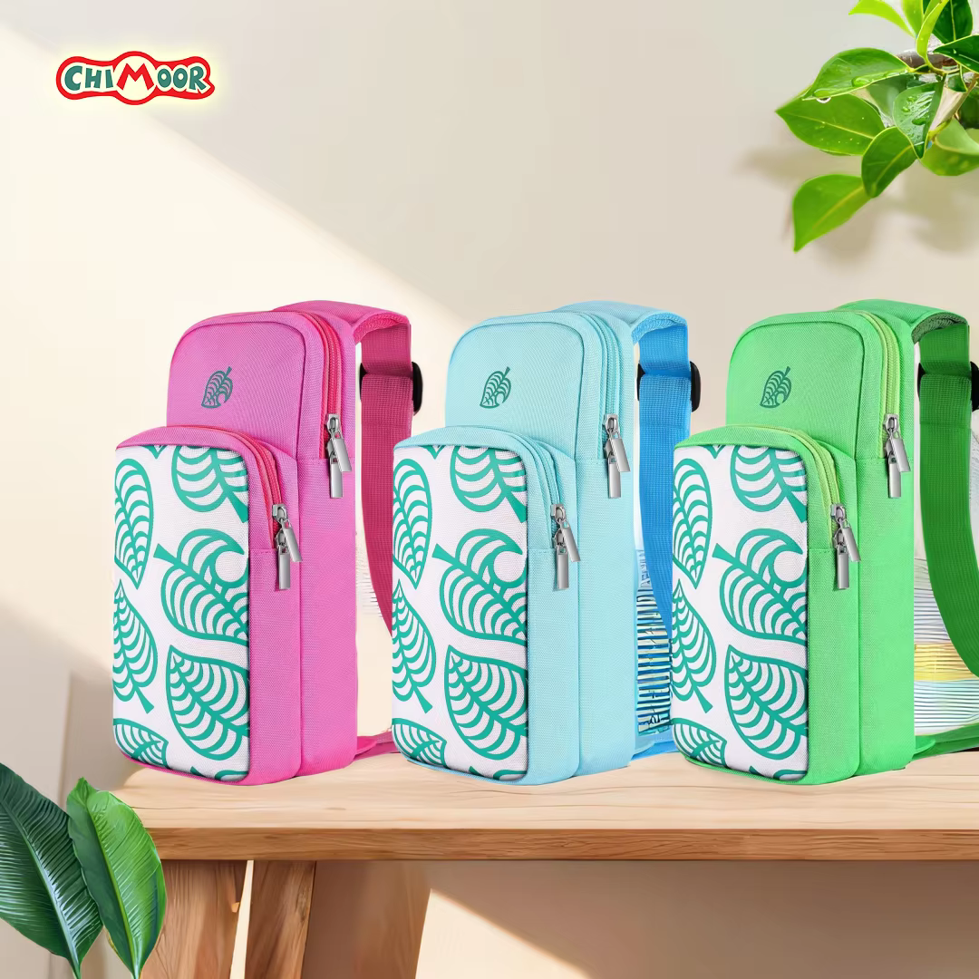 Cute Travel Bag for Nintendo Switch/Lite/OLED/Steam Deck Small Sling, Portable Waterproof Backpack, Crossbody Shoulder Bag