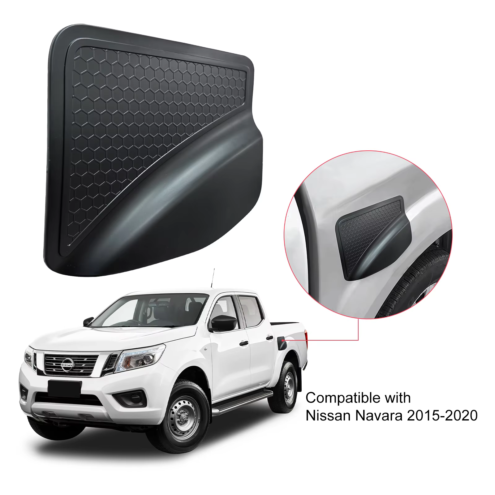 Car Accessories Gas Fuel Cap Door Tank Cover For Nissan Navara NP300 2015 2016 2017 2018 2019