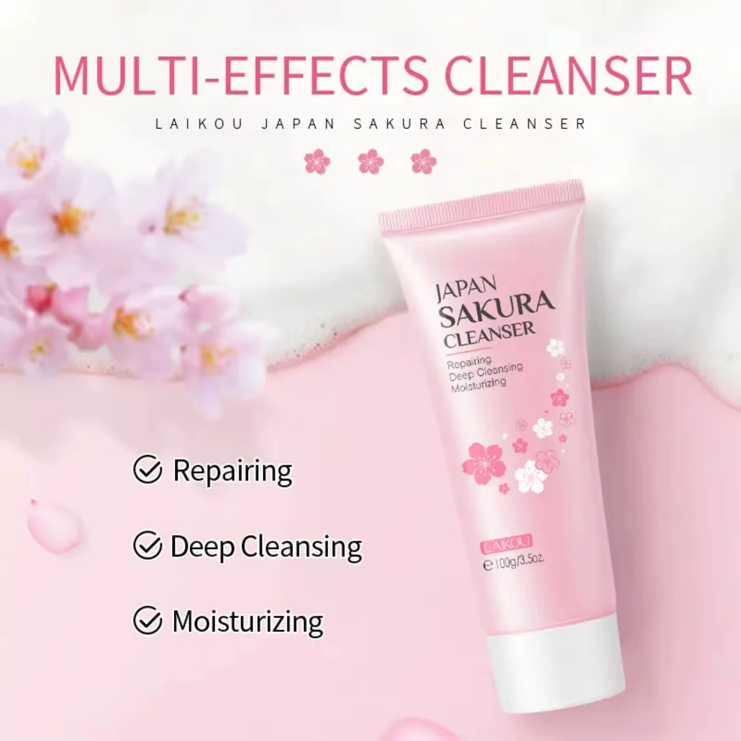 Gentle Moisturizing Face Wash Cleanser for Sensitive Skin, 1pc Gentle Face Cleanser for Sensitive Skin, Nourishing Sensitive Ski