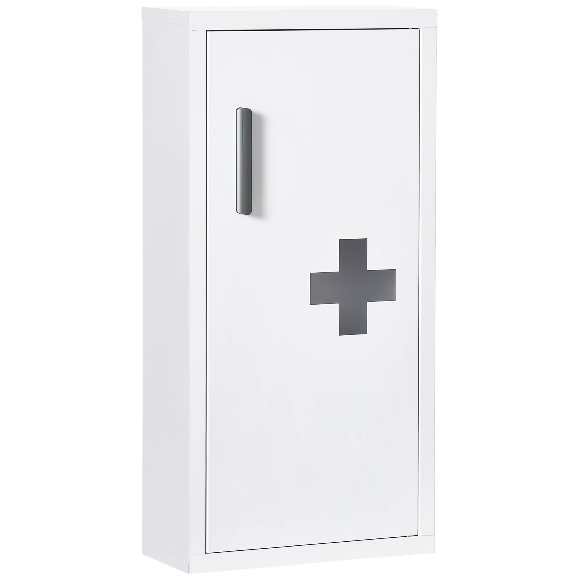 Kleankin 3 level wall kit with magnetic door 30x12x60 cm White