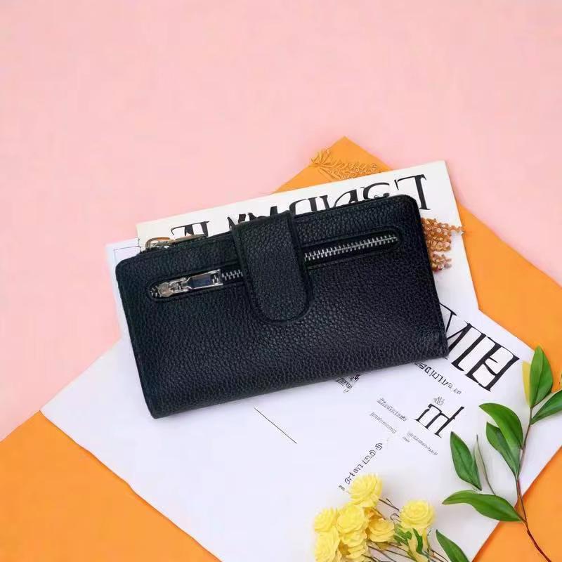 Women's luxury card holder Long PU leather wallet Multi-function card holder Multi-function clutch