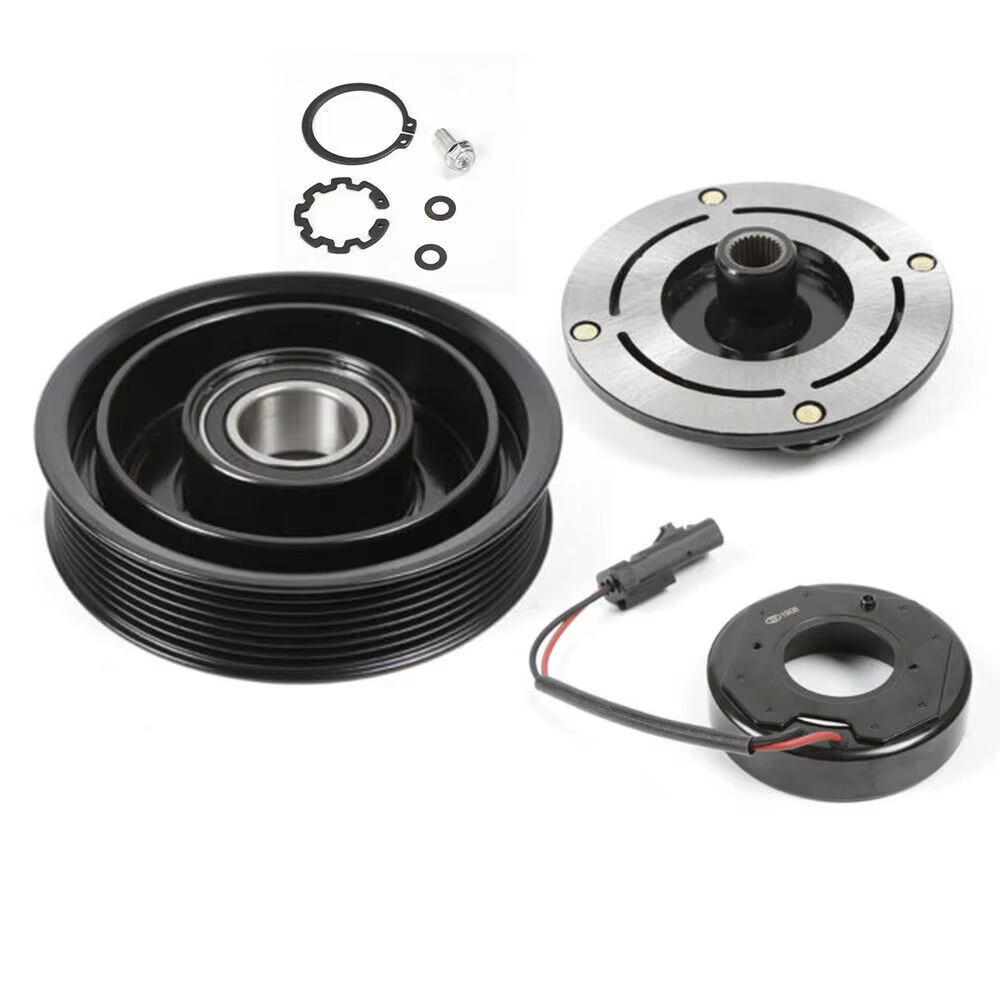 A/C Air Conditioner AC Compressor Clutch Kit Pulley Coil Plate 10S17E For 2003 2004 2005 2006 2007 2008 Dodge Ram 1500 2500 5.7L