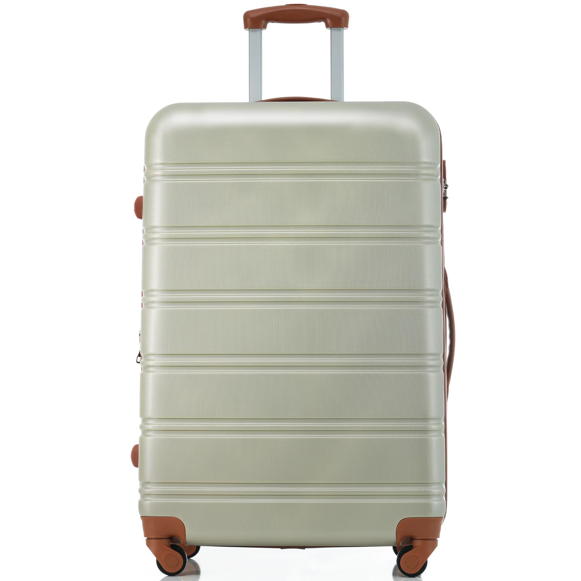 Hard Shell Suitcase-Silent Universal Wheel, Extendable, Adjustable Telescoping Handle and Secure Combination Lock