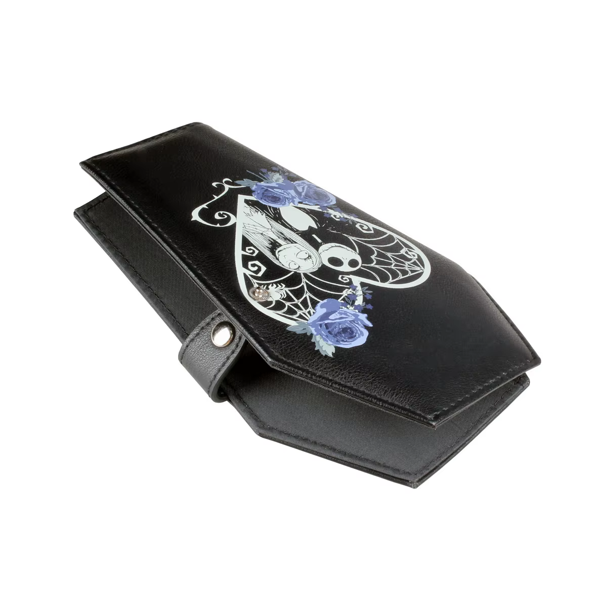 Gothic Coffin - shaped Purse Bifold Stylish Credit Card Holder Versatile Clutch Slim Wallet