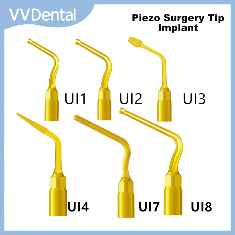 Dental Piezo Surgery Tips Implant Tips Fit Woodpecker Mectron Ultrasurgery Bone Cutter Piezotome Surgery Dentistry Tools