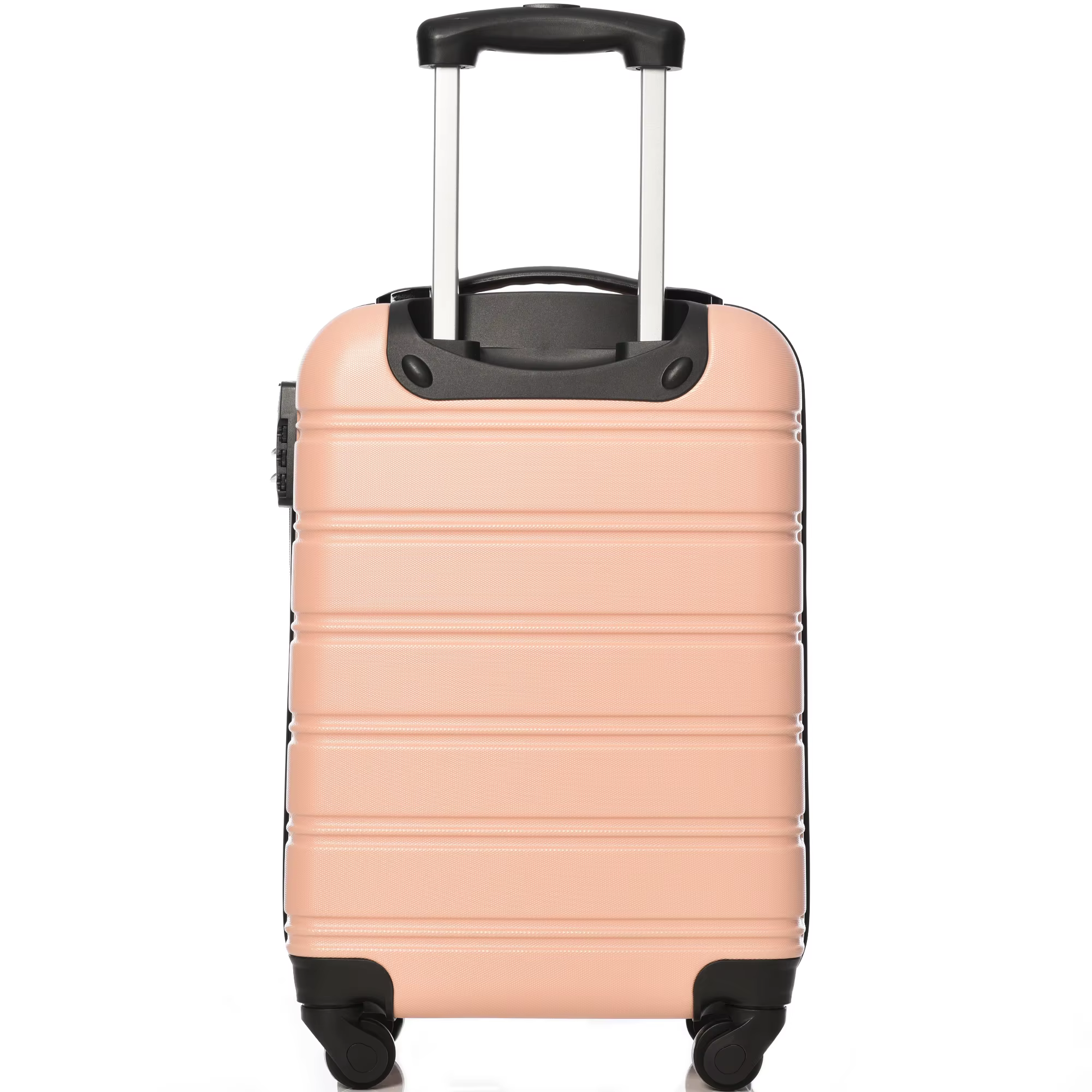 4-hand luggage ABS material 55*36*22.5 pink hardshell case trolley case suitcase