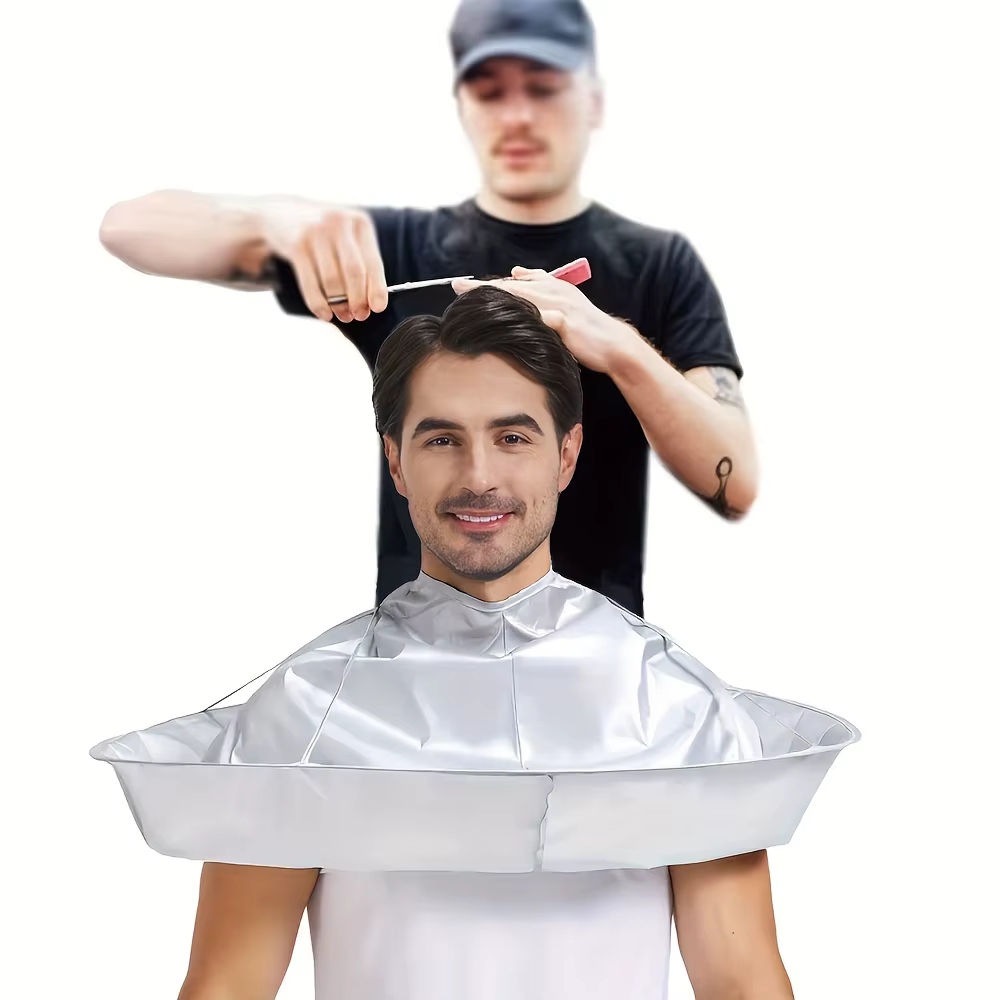 DIY Hairdressing Cloak Umbrella Cloak Hairdressing Cloak Shaving Cover Hairdressing Apron Household Cleaning Protective