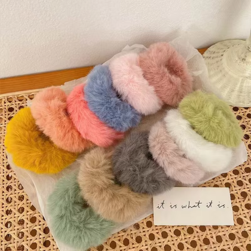 10P winter giblets band mink fur hair shoe 11color
