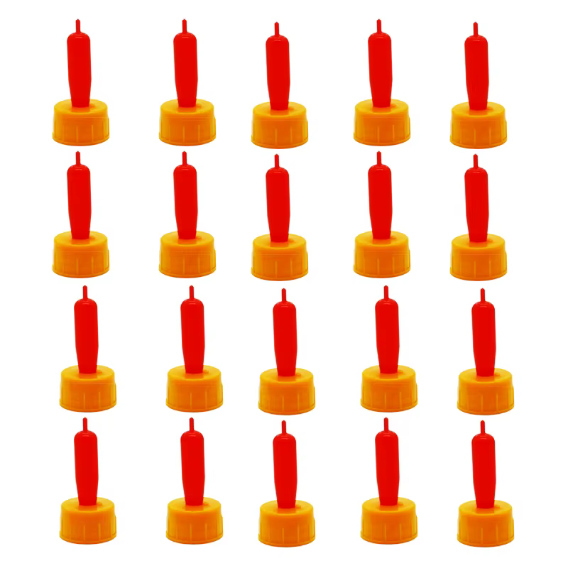 20Pcs Goat Lamb Milk Bottle Nipples Drinker Livestock Pacifier Feeding Screw Sprite Coke Bottle Tools Livestock Feeding Nipples