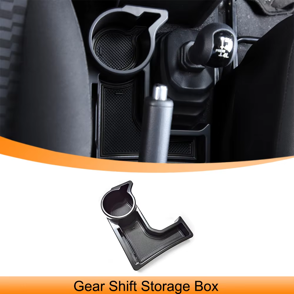 Car Center Console AT Gear Shift Storage Box Cup Organizer Tray for Suzuki Jimny 2019-2023 Stowing Tidying Interior Accessories