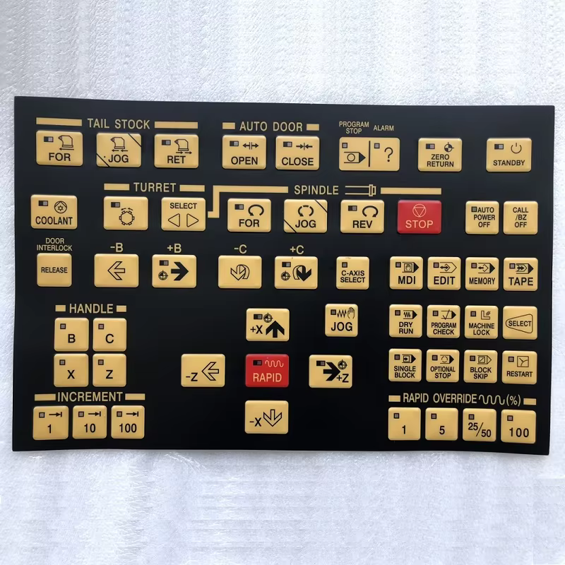For Hyundai Kia Wia Kiaturn SKT SKT21 CNC Lathe Operating Membrane Keyboard Keypad Protective Film SKT 21 Spare Parts