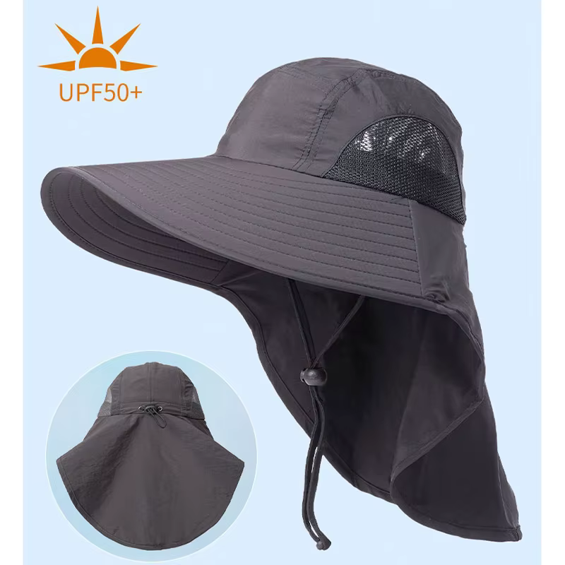 Folding flap cap sun-blocking hat male and female ball mountain climbing golf fishing water camping men women