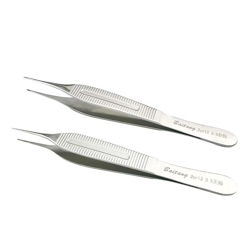 Stainless Steel Forceps Plastic Tweezers Cosmetic and Plastic Surgery Tools