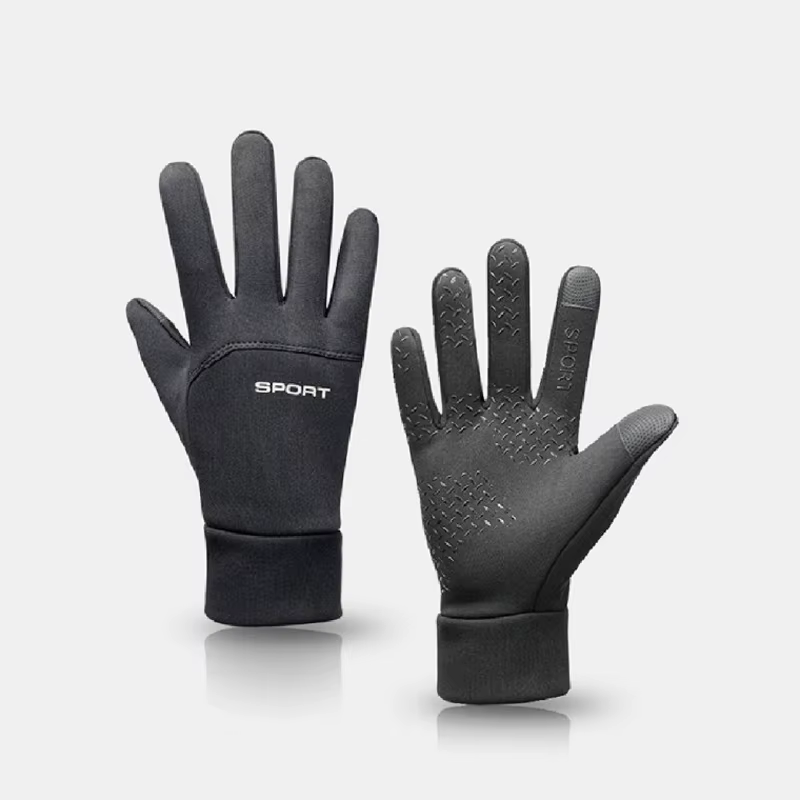 Winter skiing warm gloves for men, outdoor cycling, waterproof, anti-slip, thick female couple, touch screen fleece