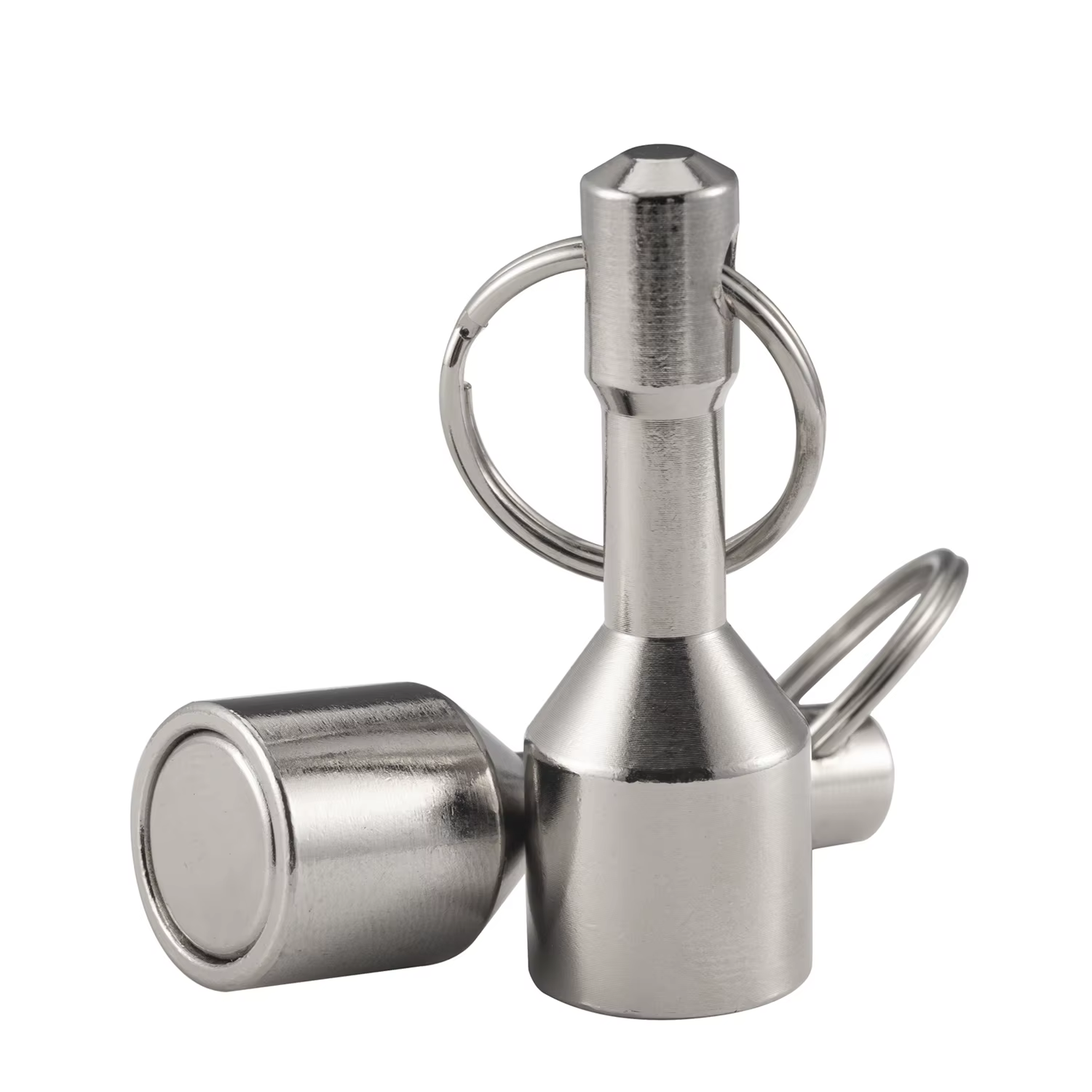 Neodymium Pocket Keychain Magnets with Strong Magnetic Rare Earth Clasps for Hanging Keys Holder