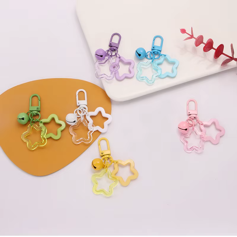 Cottonpeko acrylic key holder accessories keyring heat Sakin
