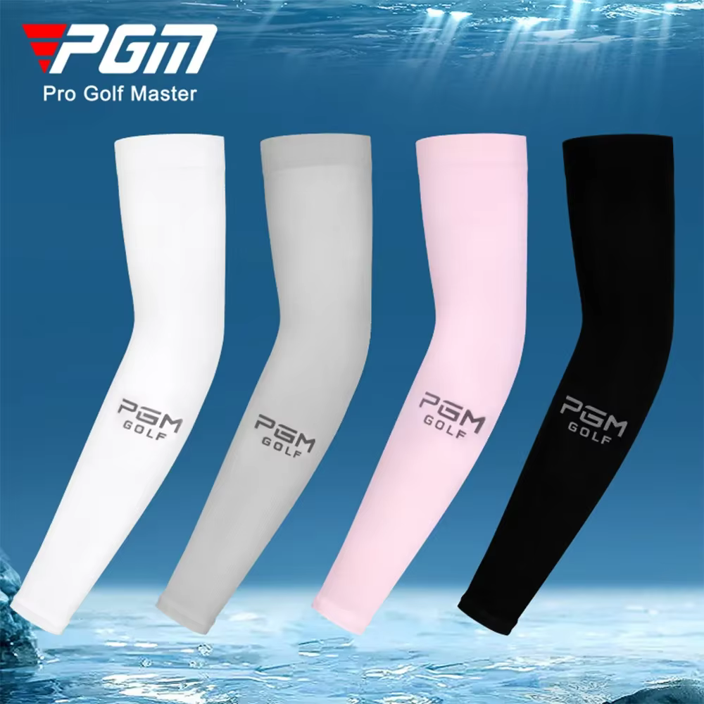 1Pair PGM Golf Sleeve Sunscreen Cuff UV Sun Protection Arm Sleeves Anti-Slip Men Women Long Glove Golf Outdoor Sport Accessories