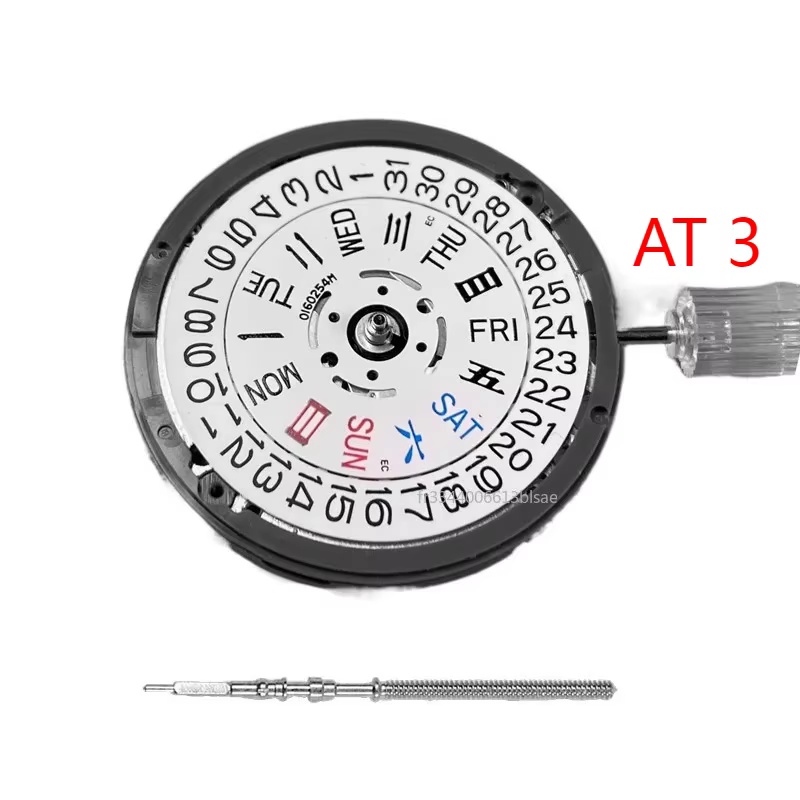 Japan NH36 3 NH35 Movement Automatic Mechanical High Accuracy Japona TMI NH36A-3 Watch Calendar Mechanism Wrist Day Date Set